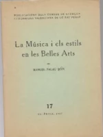 LA MUSICA I ELS ESTILS EN LES BELLES ARTS conferencia