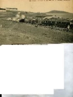postal NADOR nº 63.llegada de un tren de la compañia francesa,