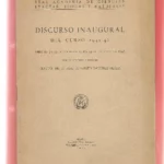 DISCURSO INAUGURAL DEL CURSO 1945-46 leido en la sesion 14 nov 1945 de la Real Academia de Ciencias exactas, fisicas y naturales autografo