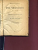 LECCIONES DE MATERIA FARMACEUTICA VEGETAL que se explican en la catedra de esta asignatura en Madrid