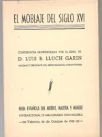EL MOBLAJE DEL SIGLO XVI conferencia