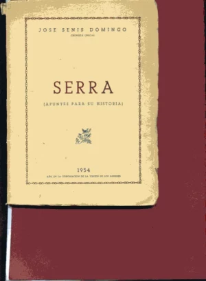 SERRA, APUNTES PARA SU HISTORIA