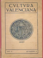 CULTURA VALENCIANA, any II, quadern II, 1927