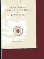 EFEMERIDES Y DATOS HISTORICOS DE BENETUSER memoria 1971