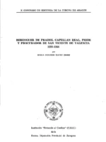 BERENGUER DE PRADES capellan real, prior y procurador de san vicente de Valencia, ,s/f, 4º pags 205 a 212