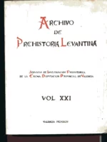 ARCHIVO DE PREHISTORIA LEVANTINA XXI articulos sobre ALBALAT DELS TARONGERS ASPE CAMPELLO CASTELLET DE BERNABÉ ELS PORTS DE MORELLA VALL D`ALBAIDA