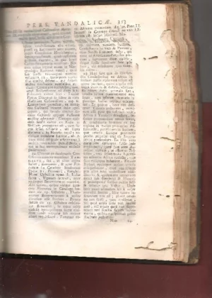 HISTORIA PERSECUTIONIS VANDALICAE in duas partes distincta. Prior complectitur libros quinque . Victoris Vitensis Episcopi, Posterior commentarium historicum de pervfecutionis vandalicae ortu progressu e fine. Prima veneta editio.