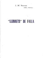 LLIBRETS DE FALLA