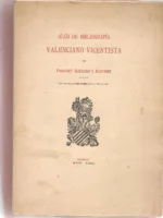 ALGO DE BIBLIOGRAFIA VALENCIANO -VICENTISTA