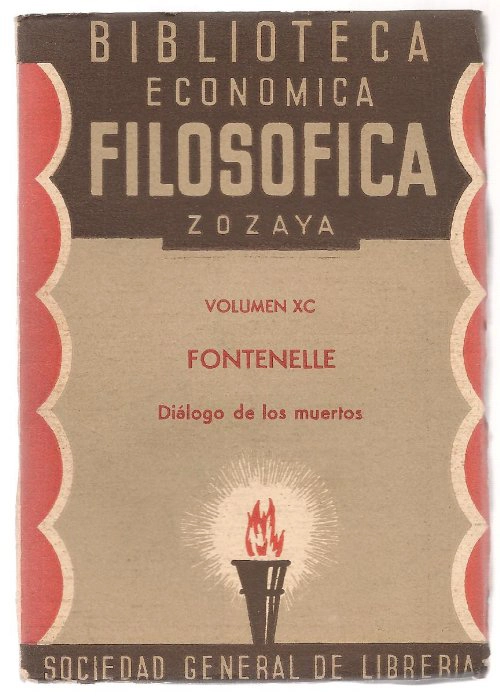 DIALOGO DE LOS MUERTOS, seguidos del JUICIO DE PLUTON Biblioteca economica Filosofica Zozaya nº XC
