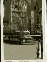 postal MANRESA, altar mayor de la Seu, eds R.G.A., 9X 14 CM.