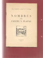 NOMBRES DE CALLES Y PLAZAS DE VALENCIA