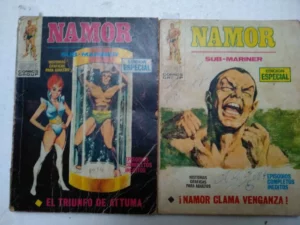 NAMOR lote 16 tebeos (nos 1, 2, 3, 10, 13,16, 17, 20, 21, 22, 23, 26, 29, 31, 32 33) y 2 incompletos 14 y 11 , ,, el 20, 21, 26 y 29 muy buen estado