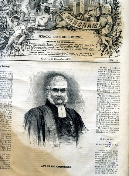 EL PANORAMA periodico ilustrado quincenal enero 1867 diciembre 1868, tomo primero nº 1 a 48 , Colaboradores JACINTO LABAILA , MIGUEL AMAT, TEODORO LLORENTE, VICENTE GREUS, ...