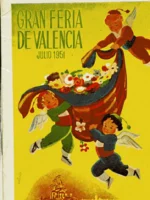 PROGRAMA OFICIAL FERIA DE VALENCIA JULIO 1951, 8,50 x 14 cm., 16 pags