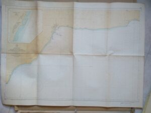 carta marítima FONDEADERO Y PUERTO DE FUENGIROLA  ,1961 ,