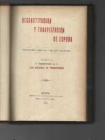 RECONSTITUCION Y EUROPEIZACION DE ESPAÑA programa para un partido nacional