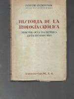 HISTORIA DE LA TEOLOGIA CATOLICA