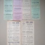 lote TEATRO ATENEO REGIONAL , Trinquete de Caballeros 15 VALENCIA 1930-31,, 6 CARTELES FUNCION actores JOSE MARTINEZ PUIG, MANUEL BELMONTE