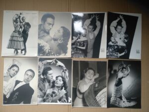 ESPECTACULO MUSICAL REVISTA VARIEDADES lote fotos actuaciones por Europa años 1960 LOLITA- RAMON ARAQUE bailaores