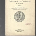 ANALES DE LA UNIVERSIDAD DE VALENCIA año VII SAN FRANCISCO DE ASIS (discurso JOSE CASADO Y GARCIA)