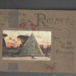 RICORDO DI ROMA 40 VEDATE ARTISTICHE serie 211, 40 grabados coloreados