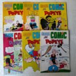 6 comic POPEYE nº 42, 43 , 46, 47 , 48 ,52 ,,