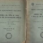 COMARCA DEL CAMPO DE LORCA Y VEGA DEL RIO GUADALENTIN MURCIA 3 tomos planos y memoria I y II 1953