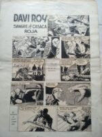 dibujo plumilla, DAVI ROY -SANGRE DE CASACA ROJA, dibujos JOSE LUIS