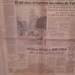 INFORMACIONES periodico 18 octubre 1957, RIADA DE VALENCIA,