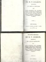 ORACIONES ESCOGIDAS DE CICERON, traducidas por DON RODRIGO DE OVIEDO