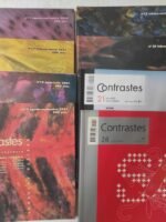CONTRASTES revista cultural Valencia 2001 2002 , 8 revistas nº 11, 14, 16, 17, 18, 20, 21, 26