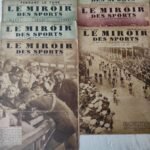 7 revistas deportes LE MIROIR DES SPORTS 1935, sobre todo ciclismo