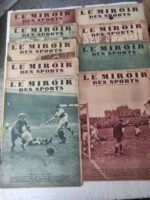9 revistas deportes LE MIROIR DES SPORTS 1936 , sobre todo ciclismo