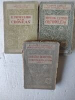 lote 3 libros GOMEZ CARRILLO obras completas, PRIMER LIBRO DE LAS CRONICAS, PRIMEROS ESTUDIOS COSMOPOLITAS ,EN PLENA BOHEMIA