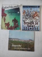 lote 3 programas fiestas Segorbe 1984, 1985, 1986