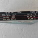 lote 4 REVISTAS NUEVA LENTE 1974, 24, 25, 26 27