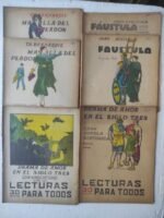 lote 6 LECTURAS PARA TODOS novelas en folio de literatura nacional y universal