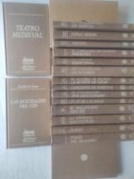 lote 15 libros HISTORIA DE LA LITERATURA ESPAÑOLA, encuadernados TEATRO MEDIEVAL, LOPE DE VEGA, TIRSO DE MOLINA, GUILLEM DE CASTRO...